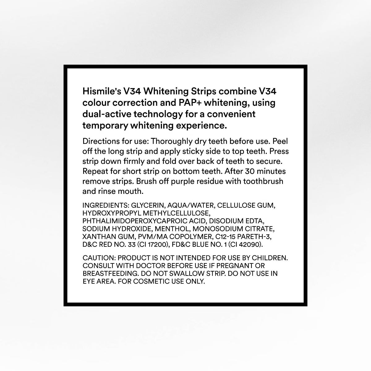 Hismile V34 Teeth Whitening Strips