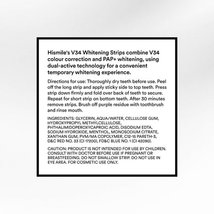Hismile V34 Teeth Whitening Strips