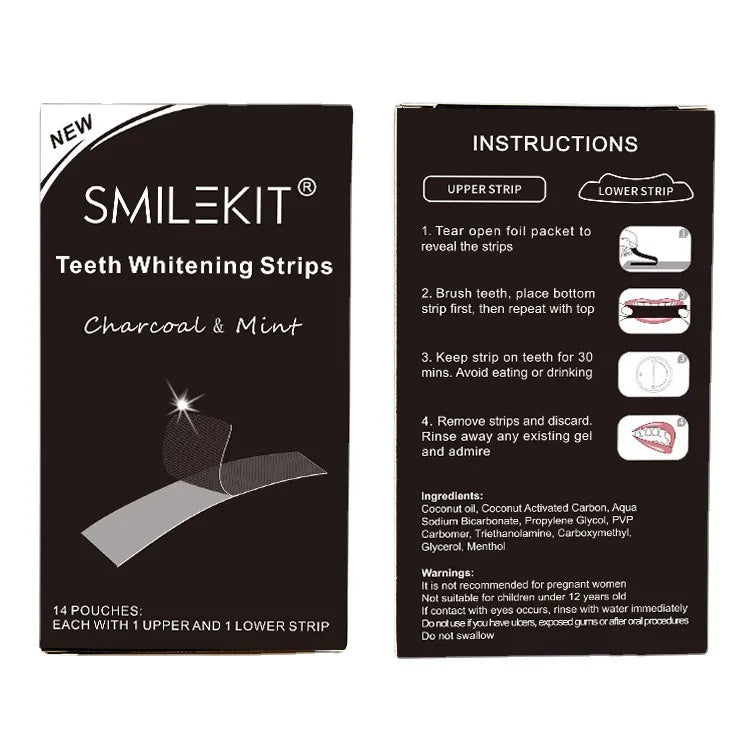 Bamboo Charcoal Teeth Whitening Strips