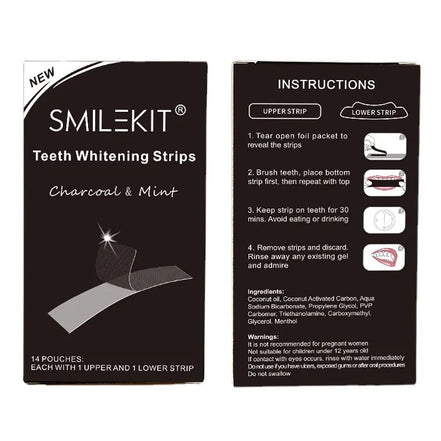Bamboo Charcoal Teeth Whitening Strips