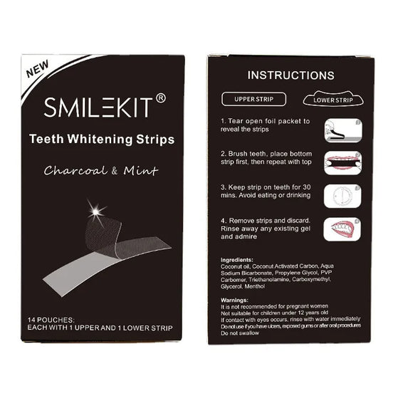 Bamboo Charcoal Teeth Whitening Strips