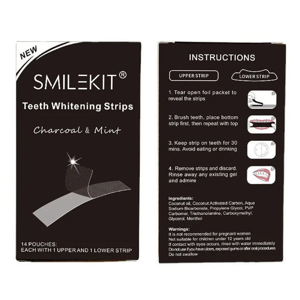Bamboo Charcoal Teeth Whitening Strips