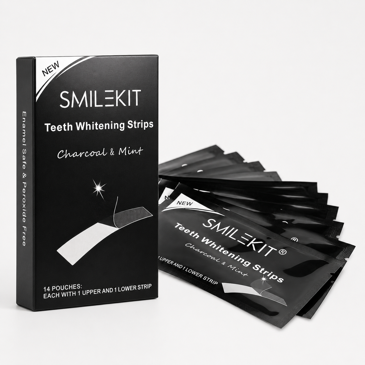 Bamboo Charcoal Teeth Whitening Strips